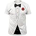 Impact Original Retro Basic Tuxedo T-shirt - White