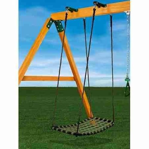 Gorilla Playsets Chill 'N Swing with Swing Brackets, Black & Green