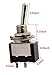 Podoy Mini Toggle Switch 6A 125VAC SPST