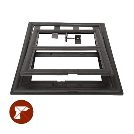 pro insect Katzenklappe für Insektenschutz-Türen 24x29cm, schwarz