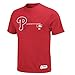 MLB Majestic Philadelphia Phillies 2013 On-Field Authentic Collection Change Up T-Shirt - Red