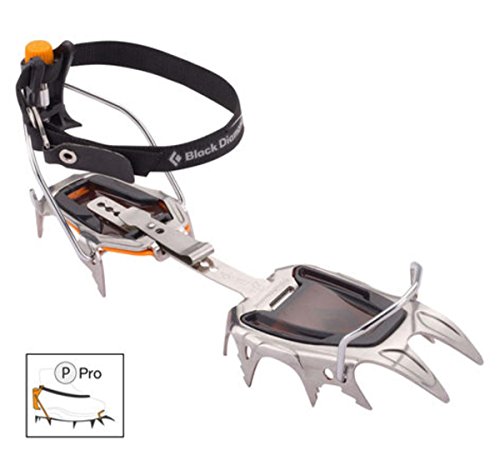 Black Diamond Sabretooth Clip Crampons - One Size - Polished