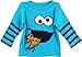 Sesame Street Boys' Cookie Monster Long Sleeve T-Shirt, Cookie Blue, 3T