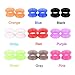 Longbeauty 22pcs/18pcs Soft Silicone Ear Gauges Flesh Tunnels Expander Stretchers Piercing Mixed Color Set (9 Pairs of Gauge=14mm(9/16