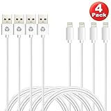 Antopos iPhone Charger 4 Pack 3 Feet 8 Pin Lightning to USB Cable Fast Speed Charging Cord for iPhone iPad and iPod