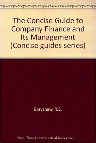 Amazoncom The Concise Guide To Company Finance And Its -