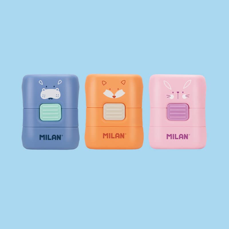 Funny Animals MILAN® Special Series 16 Rubber Display Box with Compact Brush