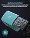 Xcentz Universal Travel Power Adapter, 4-USB 4.8A Wall Charger AC Plug, Travel Accessories Essentials Gifts for Women Girl Worldwide Power Adapter for EU UK AU US Cell Phone Tablet Laptop