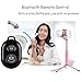 Selfie Stick Tripod 1.12M with Ring Light Remote Bluetooth for Live Stream Compatible for iPhone X/SE/6/6s/6 Plus/7/7 Plus/8/8 Plus/,Samsung 8/S8/S8 Plus,Nexus,LG,Moto and More(Pink)