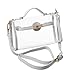 Yocatech Transparent Crossbody Bags Clear Messenger Bags for Women NFL Stadium Approved，Adjustable Strap (Grey)