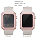 [Updated Version] AUNEOS Screen Protector for Apple Watch [Series 2] Glass Protector for 38MM Apple Watch [2 in 1] [Full Coverage] 3D Tempered Glass for Apple Watch Series 2 (38mm, Rose Gold)