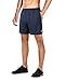 Roadbox Men's 5 inch Running Shorts Quick Dry Gym Athletic Workout Traning Tennis Shorts with Liner and Zipper Pocket Blue