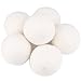 Wool Dryer Balls, Natural Organic Laundry Fabric Softener Save Drying Time Reduce Wrinkle,Reusable Hypoallergenic Baby Safe and Unscented,Better Alternative to Plastic Ball Liquid Softener-6 Pack