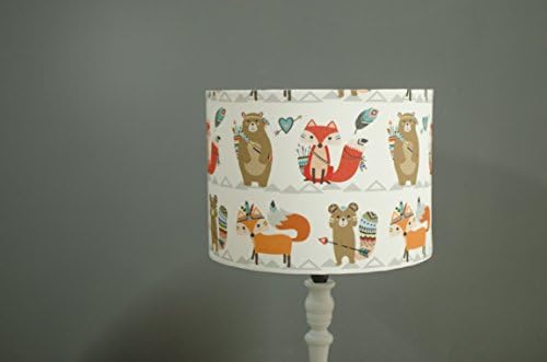 Foxes lampshade