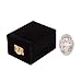 Mini Keepsake Urn • Miniature Funeral Cremation Urn fits Small Amount of Ashes • Florale Model • 2.75 inches Tall