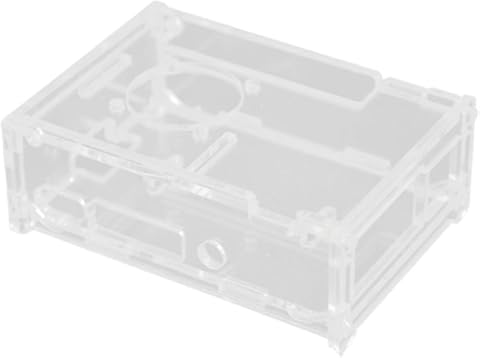 Milageto Para Raspberry Pi 4B Caja De Reemplazo De Carcasa Cubierta Transparente De La Caja 102x73x32mm