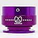 NRG Gen 2.0 Steering Wheel Quick Release Kit Purple Body with Purple Ring SRK-200PP