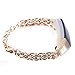 Fitbit Alta (HR) Bands, NO1seller Top Stainless Steel Replacement Watch Band Strap Bracelet With Alloy Crystal Rhinestone For Fitbit Alta & Alta HR Fitness Tracker