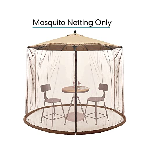 Patio Universal Umbrella Mosquito Netting Hugline Outdoor Canopy