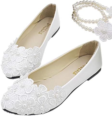 white mary jane flats