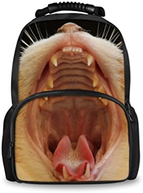 Animal Print Children School Backpack Teenager Boys Large Bagpack 3D Tiger Lion Student Men Travel Rucksack Mochilas