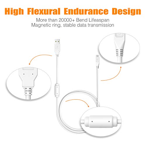 image for 6amLifestyle PS4 Controller Charging Cable, Charge and Play, 2 Pack 10