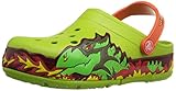 crocs Kids' CrocsLights Fire Dragon Light-Up Clog  (Infant/Toddler/Little Kid/Big Kid),Volt Green,7 M US Toddler