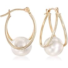 Amazon Prime Sales today | Best Sales On Amazon Prime today Ross-Simons 8-9mm Cultured Pearl Double Hoop Earrings