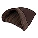 Aspen Pet Kitty Cave, 16-Inch by 19-Inch, Chocolate Brown