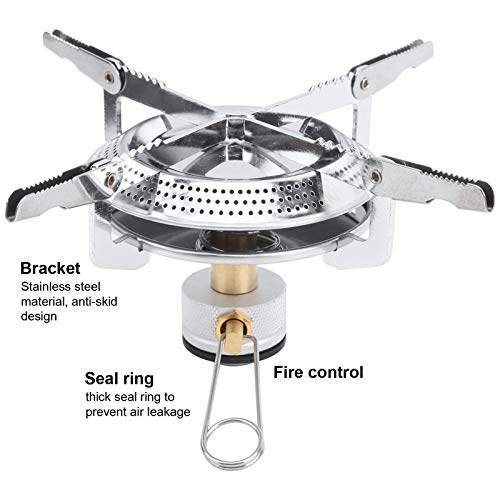 Jeankak Portable Gas Stove, High Temperature Resistant Durable