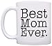 ThisWear Mother's Day Gifts Best Mom Ever Funny Mom Gifts 11oz Ceramic Coffee Mug with Handle