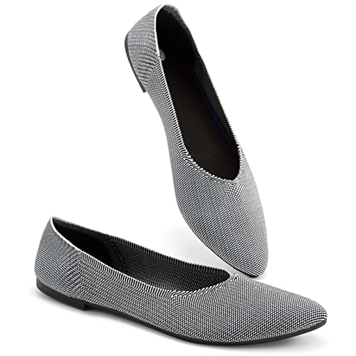 BABUDOG Women's Mesh Flats Shoes Pointed-Toe Dress
