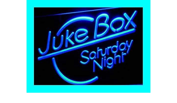 juke box saturday night bar pub led sign neon light sign display i328 b c amazon com amazon com