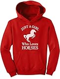 Tstars - A Girl Who Loves Horses Horse Lover Gift Youth Hoodie
