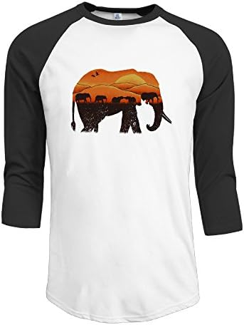 Raglan Shirts T Shirt African Elephant Men' Half SleeveÂ T Shirts