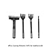 OWDEN 4Pcs 3mm leather lacing stitching chisels kit (1/8