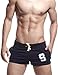 SEOBEAN Mens Low Rise Sports Soft Running Training Short Pants (L(31-33