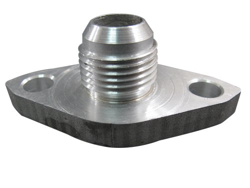 CXRacing AN10 Aluminum Oil drain return Flange For Supra 1JZ-GTE 2JZ-GTE Turbo