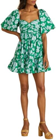 saloni lina short dress SALONI Women's Lina Short Dress, Thistledown Papyrus Plmt, Pink, Print, 4  at Amazon Women's Clothing store