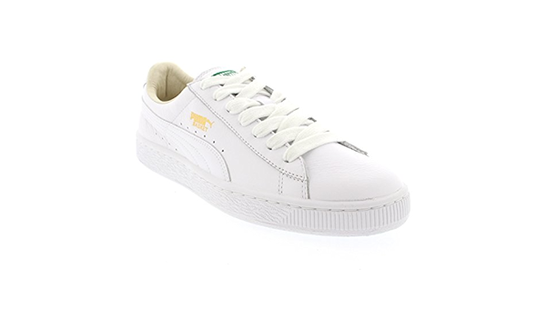 puma classic white leather