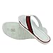 Gucci Flip-Flop White Guccissima Leather Sandals with BRB Web 268670 9051 (6.5 G / 7 US)