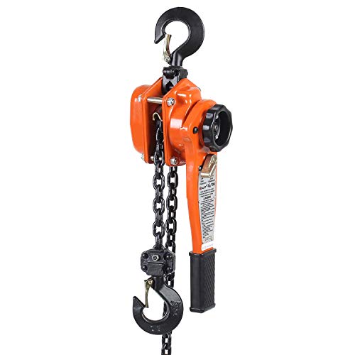Amarite Chain Hoist Lever Hoist, 3300 Lbs, 10ft Load, Chain Manual Chain Hoist, Industrial Grade Type Connection for Lifting Hook - Image 2