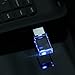 ARCHEER 8GB LED Flash Drive USB 2.0 Memory Stick Crystal Transparent Thumb Drive