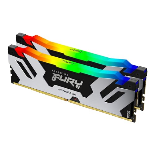 Kingston FURY Renegade RGB 32GB (2x16GB) 7200MT/s DDR5 CL38 DIMM Desktop Memory (Kit of 2) | Intel…