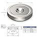 GREATMAG Cup Magnets with Countersunk Hole for #10 Bolt, Magnet with Screw, 1.26