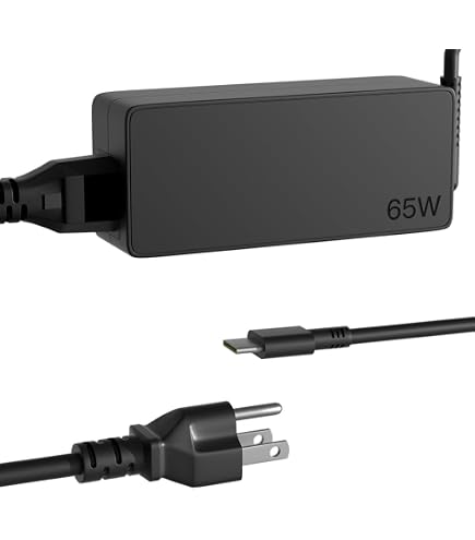 Amazon.com: 65W USB-C Charger for Lenovo ideapad 5 Pro-14ITL6 82L3