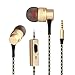 Corded in-Ear Earphones Headphones with mic for Cellphone/Laptop/Mp3, etc.