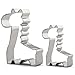 Giraffe Cookie Cutter Set for Kids, Large/3.7 x 2.4 inches, Small Size/2.4 x 1.8 inches - Stainless Steel 2 PCS Various Size