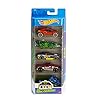 Hot Wheels 5-Car Pack of 1:64 Scale Vehicles, Gift for Collectors & Kids Ages 3 Years Old & Up (Styles May Vary), 1806
