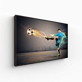 Canvas Wall Art for Living Room, Bedroom Sports Framed Canvas Prints for Home Decoration Ready to Hang - 16"x24" inches